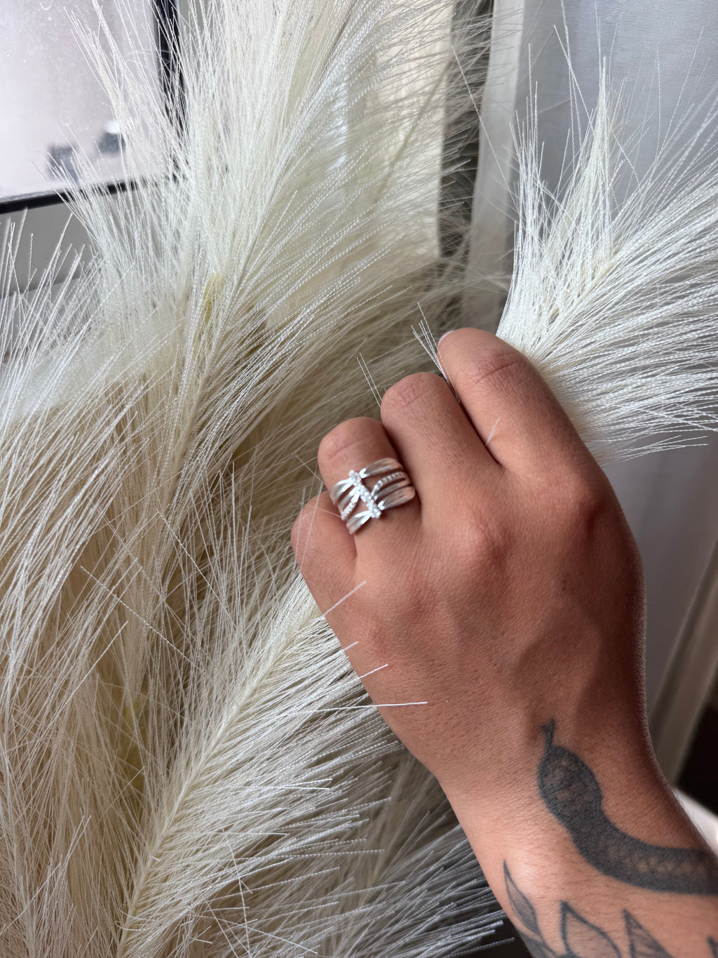 Anel Princesa  prata 925