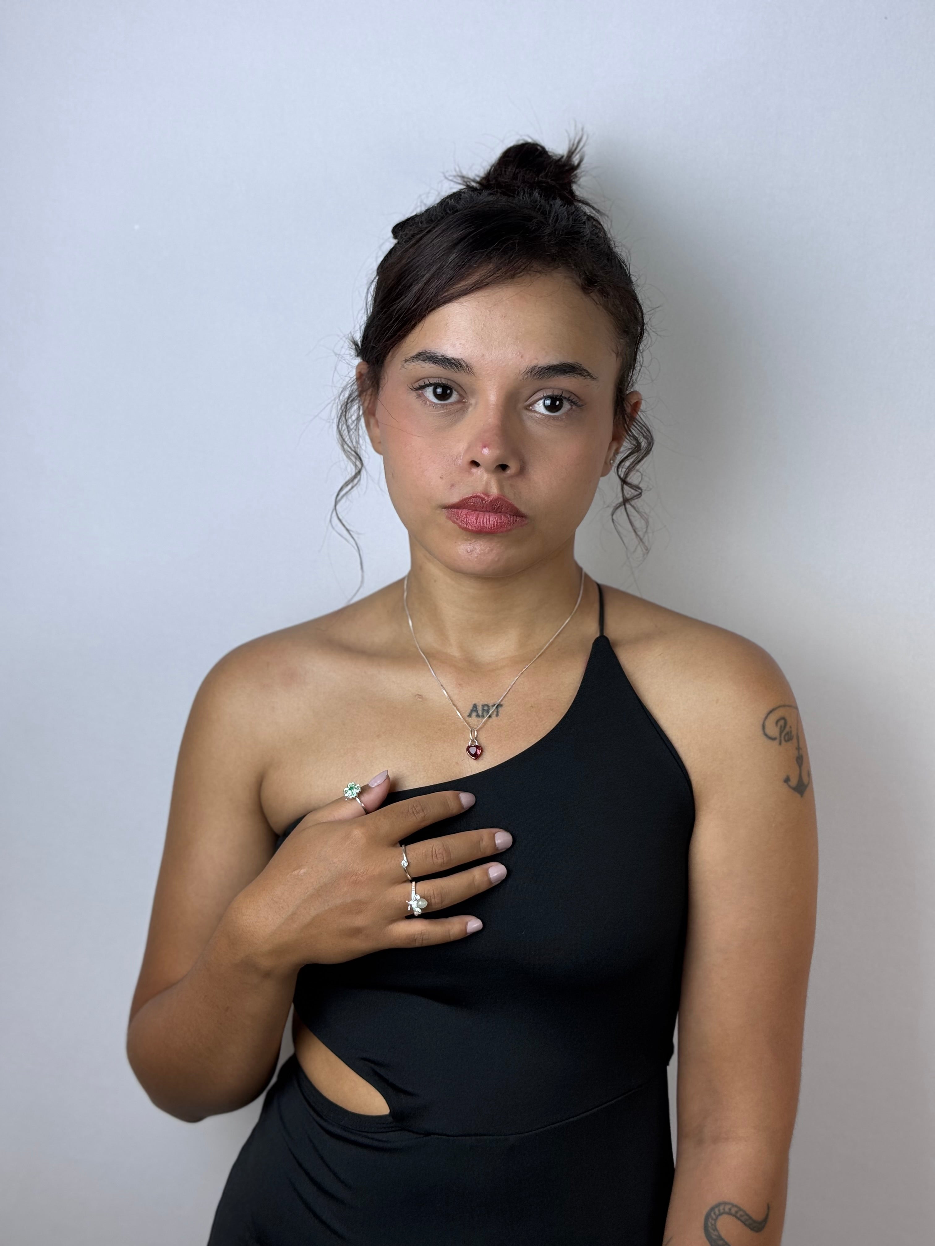 Colar Coração Red Luxo Prata 925