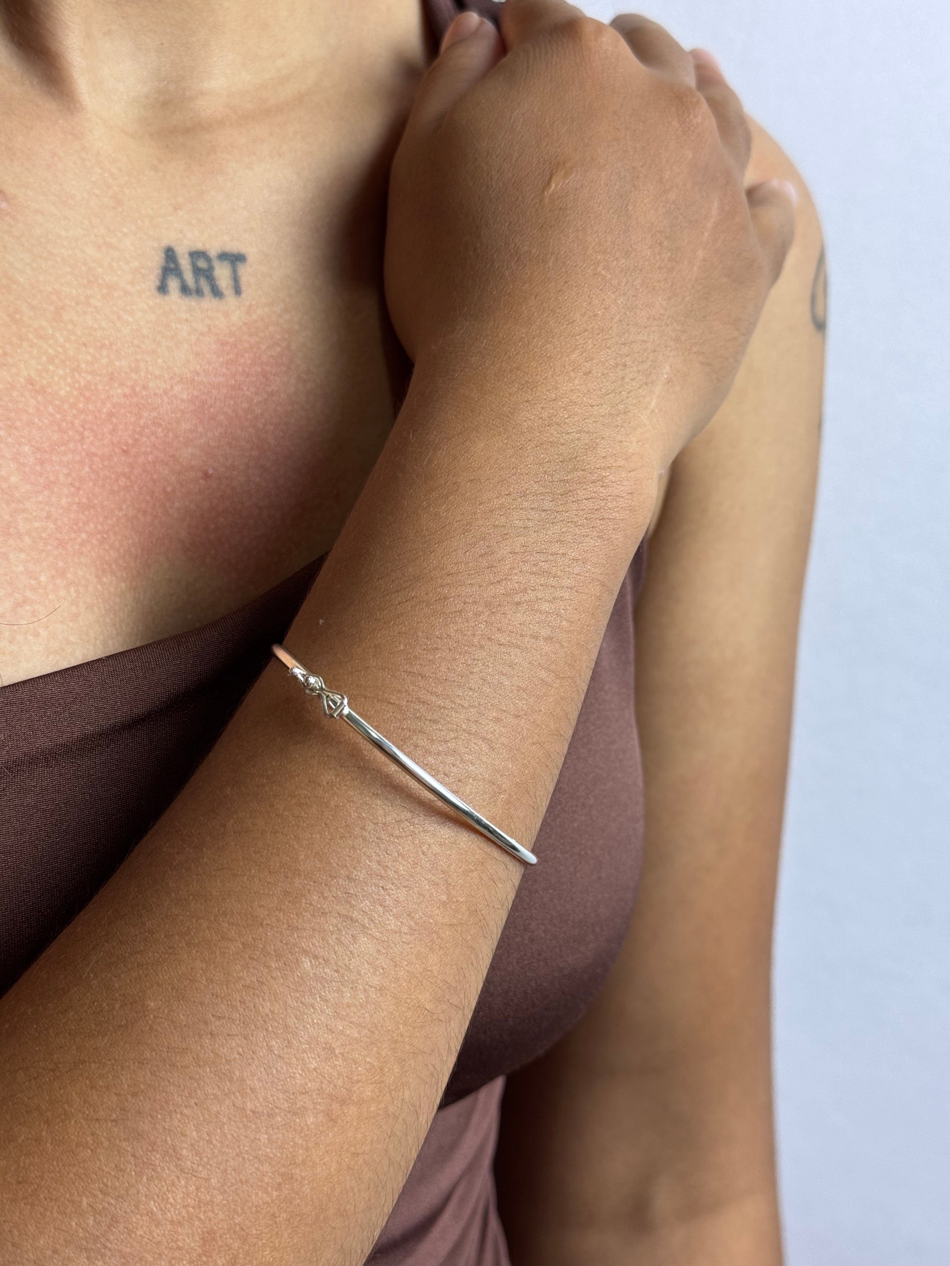 Bracelete Rígido Prata 925