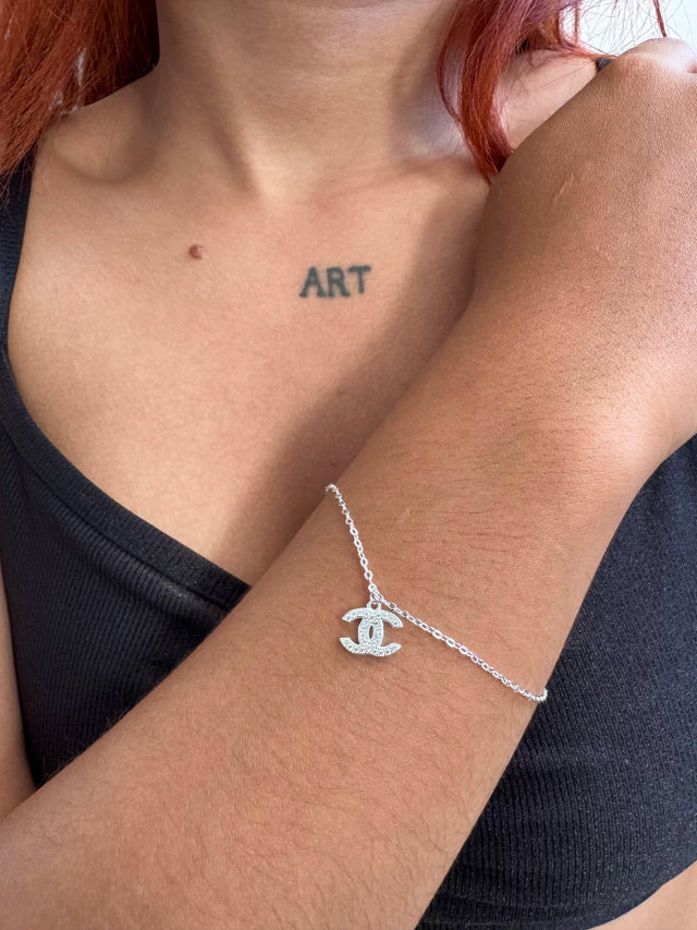 Pulseira inspiração Chanel Prata 925
