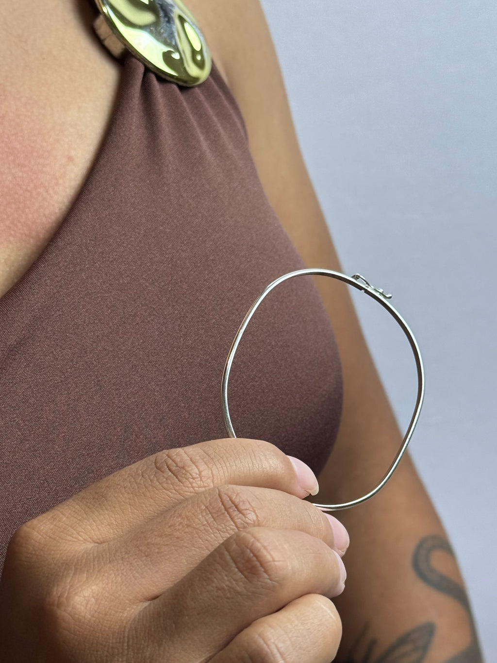 Bracelete Rígido Prata 925