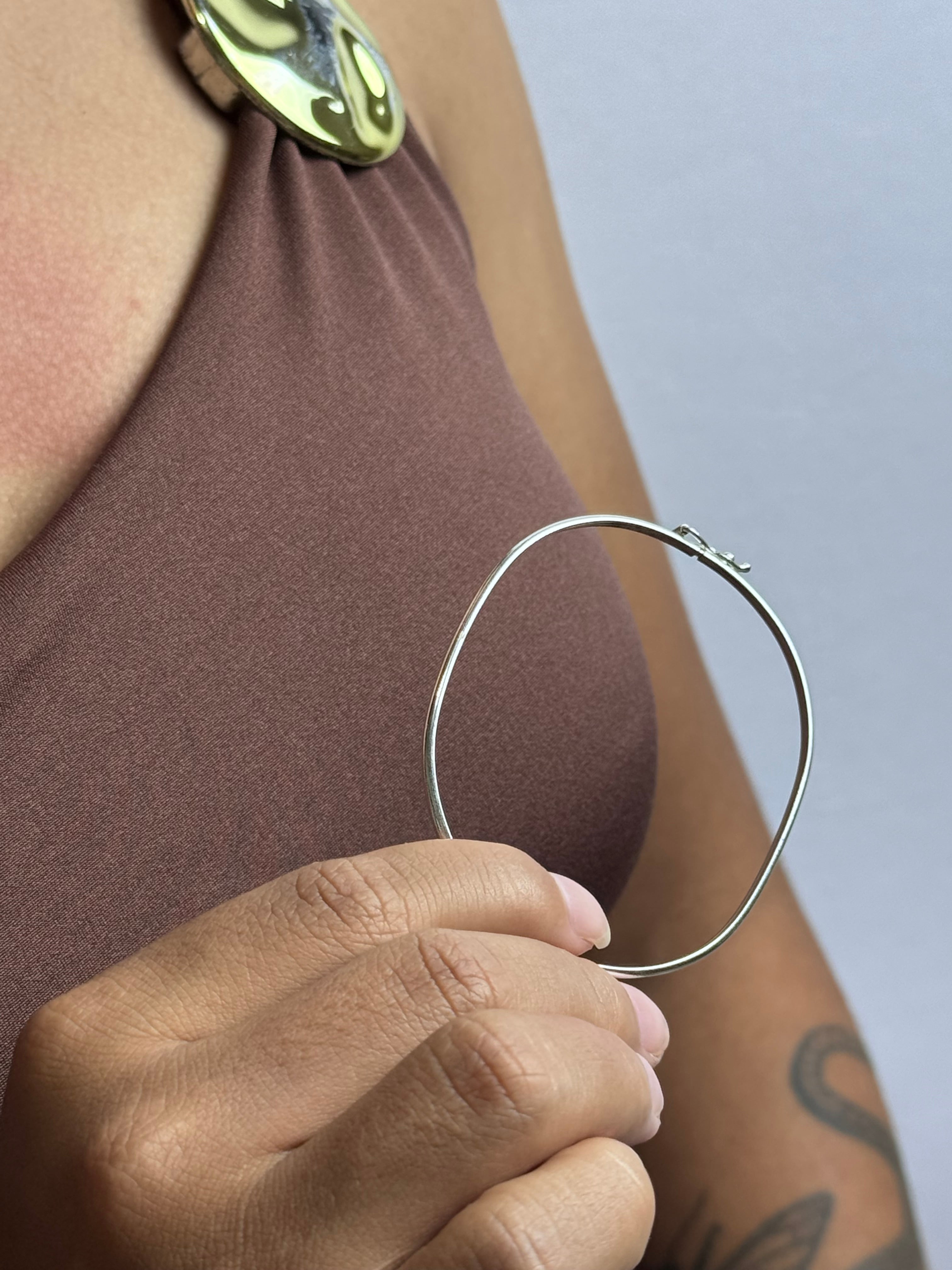 Bracelete Rígido Prata 925