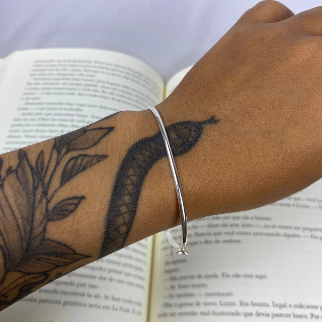 Bracelete Rígido Prata 925