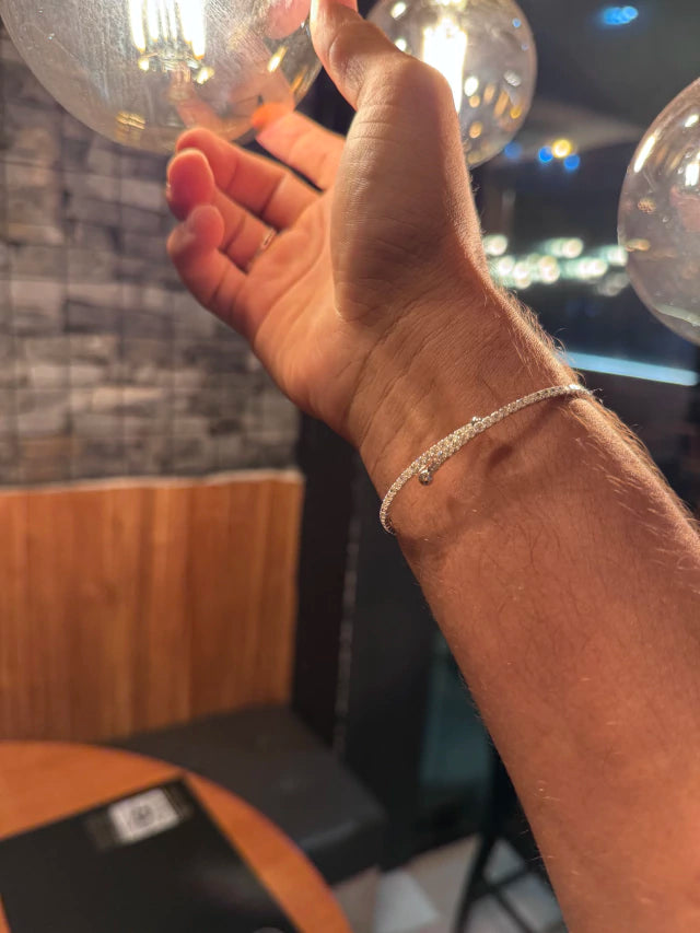 bracelete inspiração Thifany Prata 925