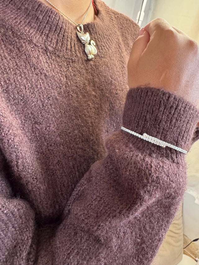 bracelete inspiração Thifany Prata 925