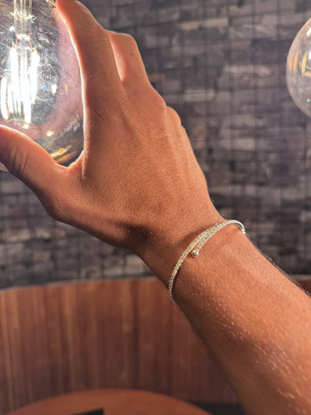 bracelete inspiração Thifany Prata 925