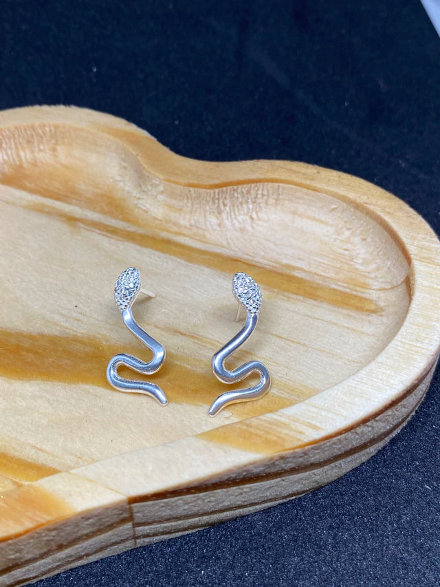 Brinco Serpente Prata 925