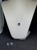 Conjunto Tanzanita Prata 925