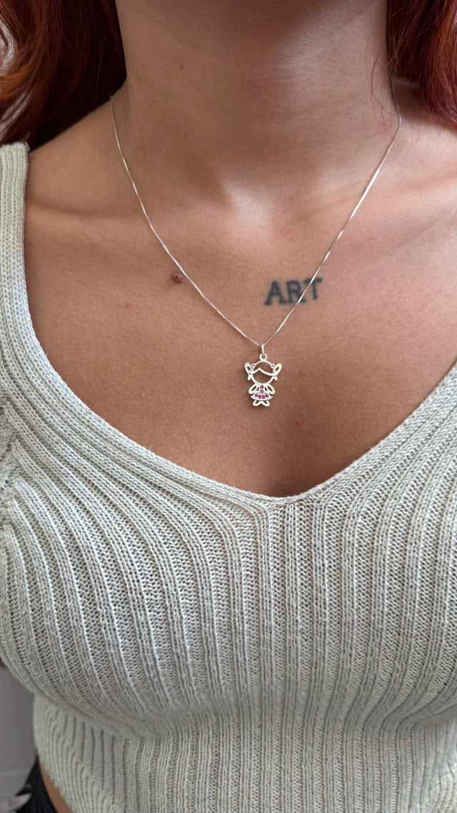 Colar Filha Prata 925