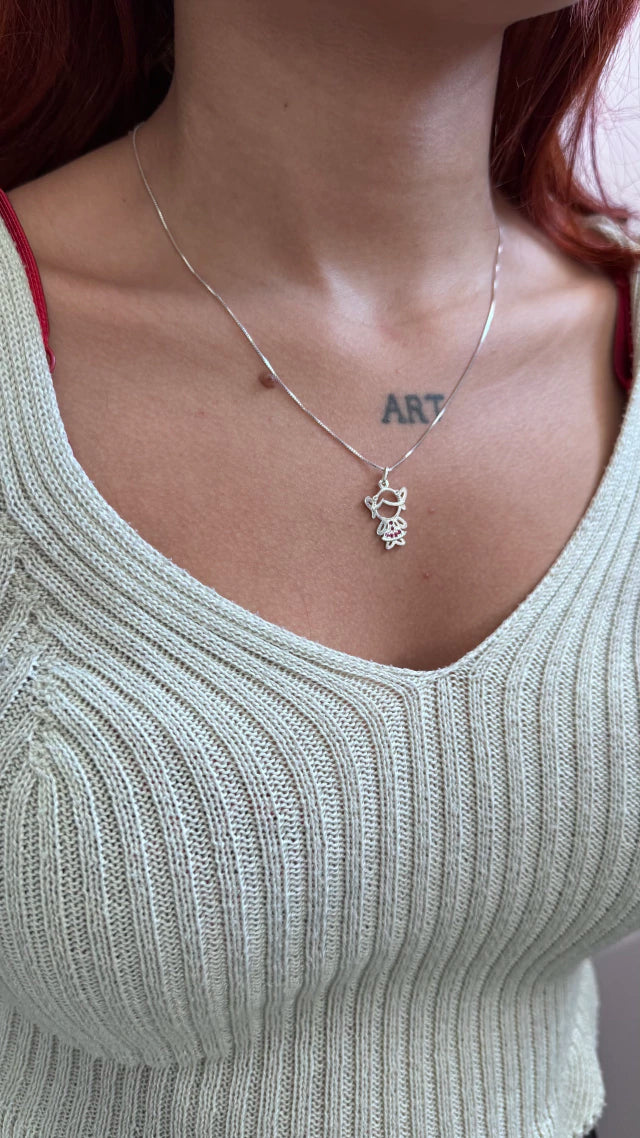 Colar Filha Prata 925