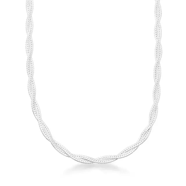 Colar 2 Fios Prata 925