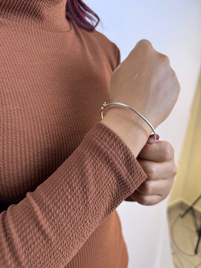 Bracelete Rígido Prata 925